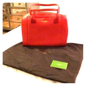 Kate Spade Orange Leather Bag